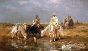unknow artist Arab or Arabic people and life. Orientalism oil paintings  361